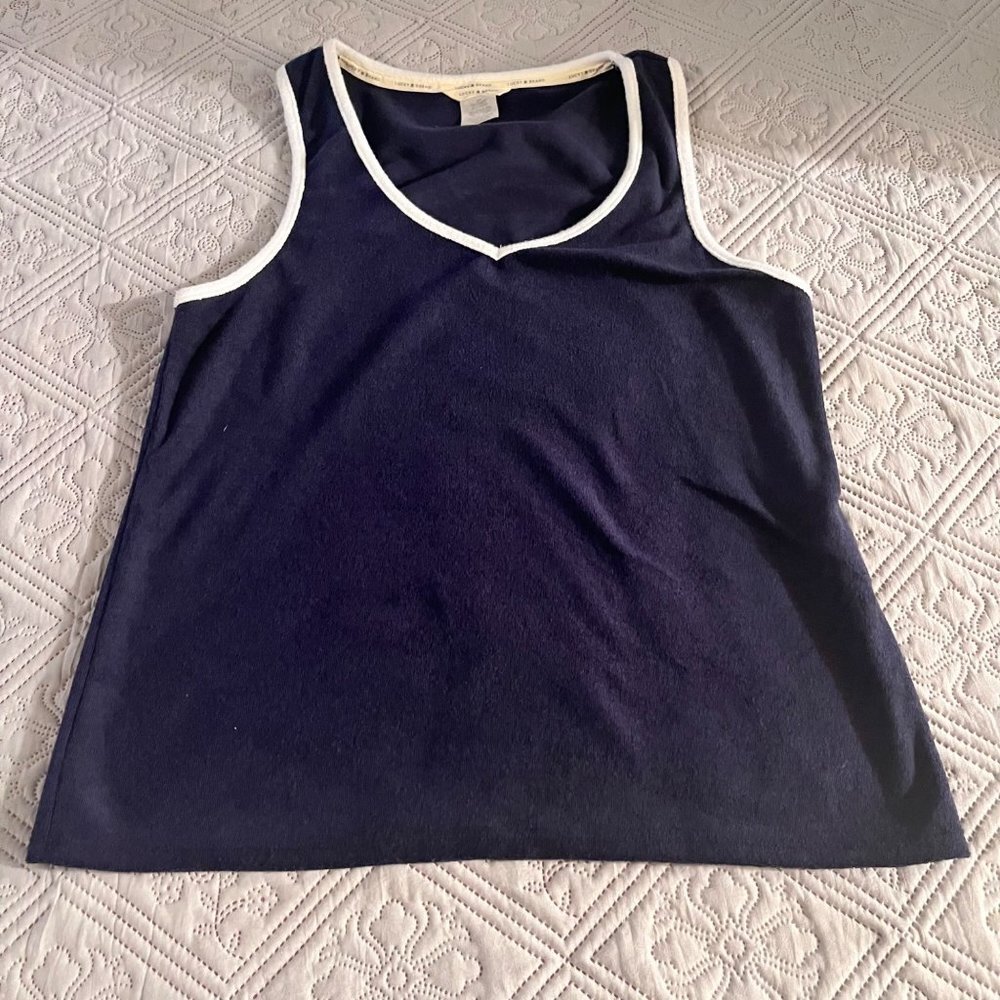 Lucky Brand Women's‎ Blue Pullover Tank Top Sleeveless Shirt Size M